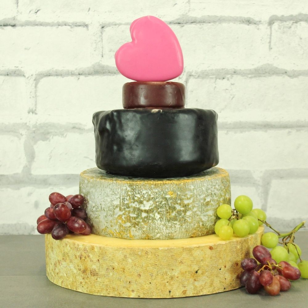 Cheese shop celebration cake